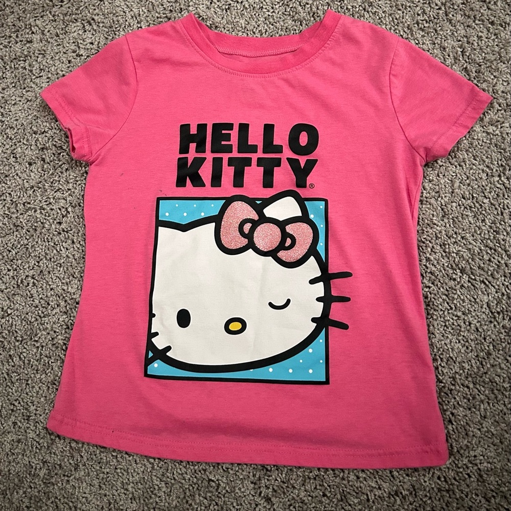 Hello Kitty Bright Pink Short Sleeve Tee